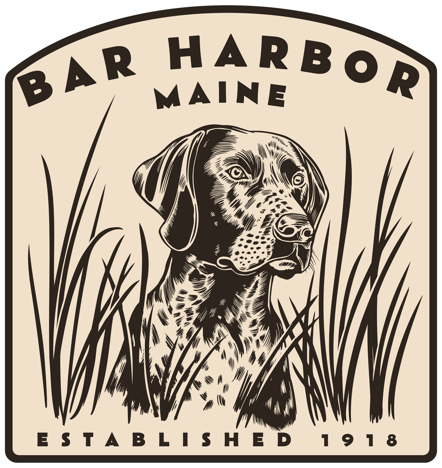 Hunting Dog Sticker