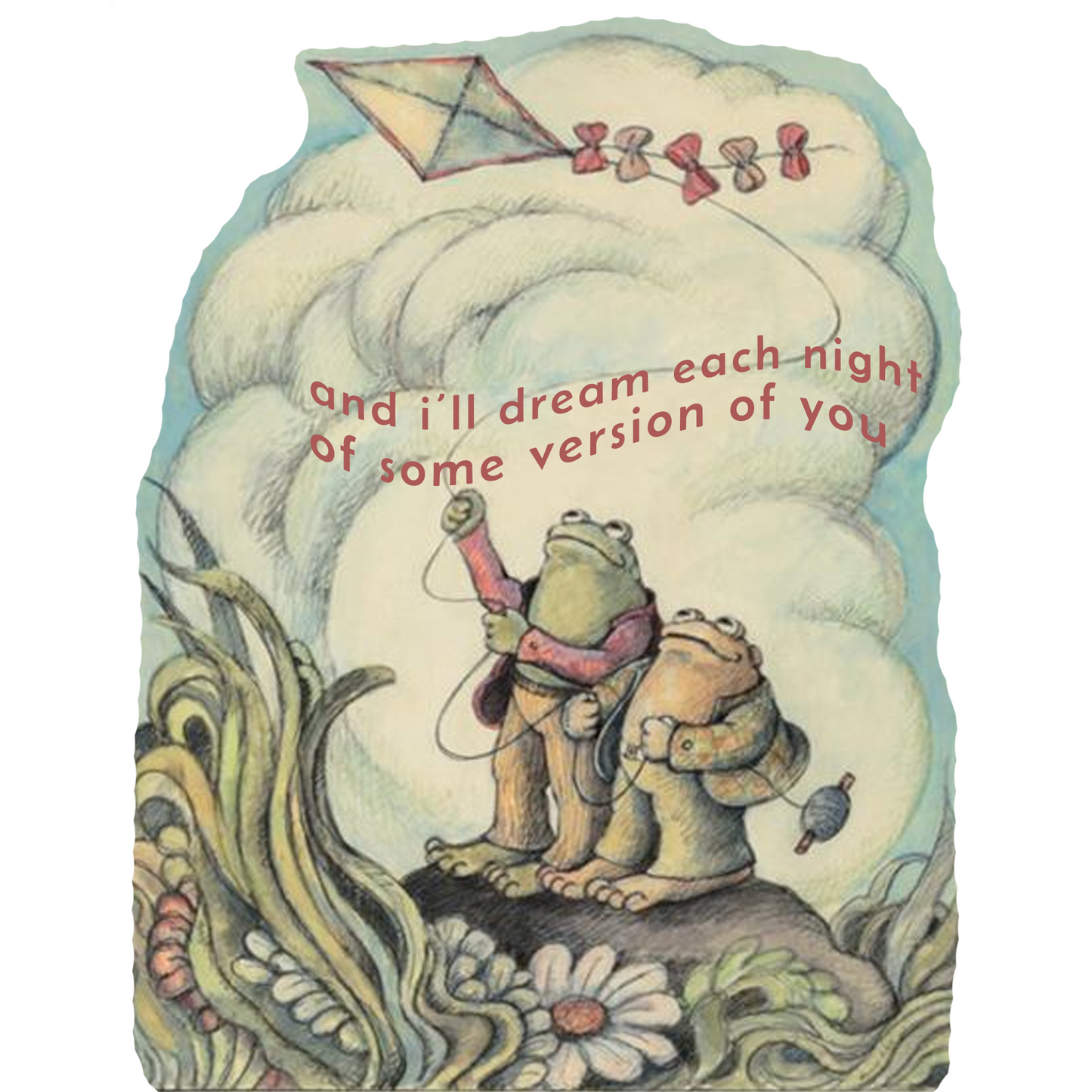 Frog & Toad Dream Sticker