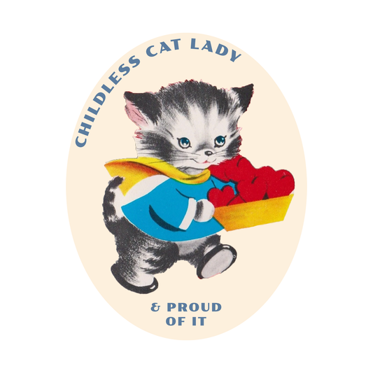 Childless Cat Lady Sticker